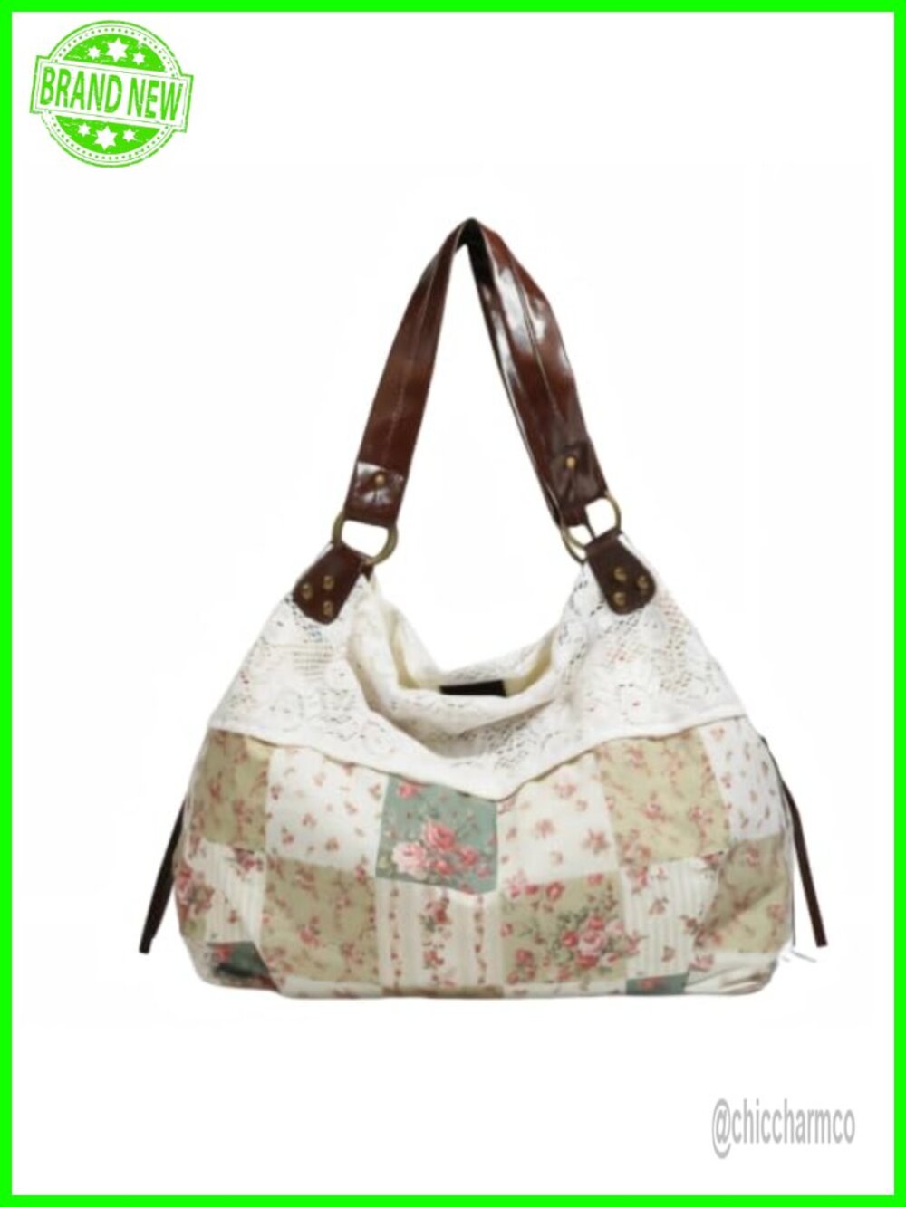 RRuinian Polyester Lace Hobo Tote Bag for Women